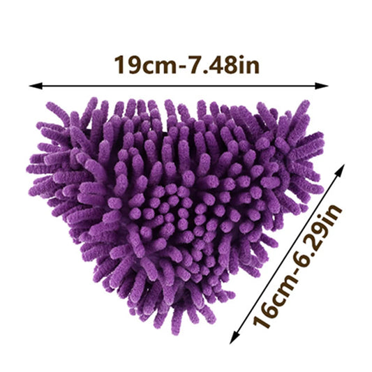 Microfiber Mop Set Rotatable round Cleaning Mops Wall Cleaner with 4 Poles and 4 Mop Heads Floor Wall Multifunctional Clean Tool